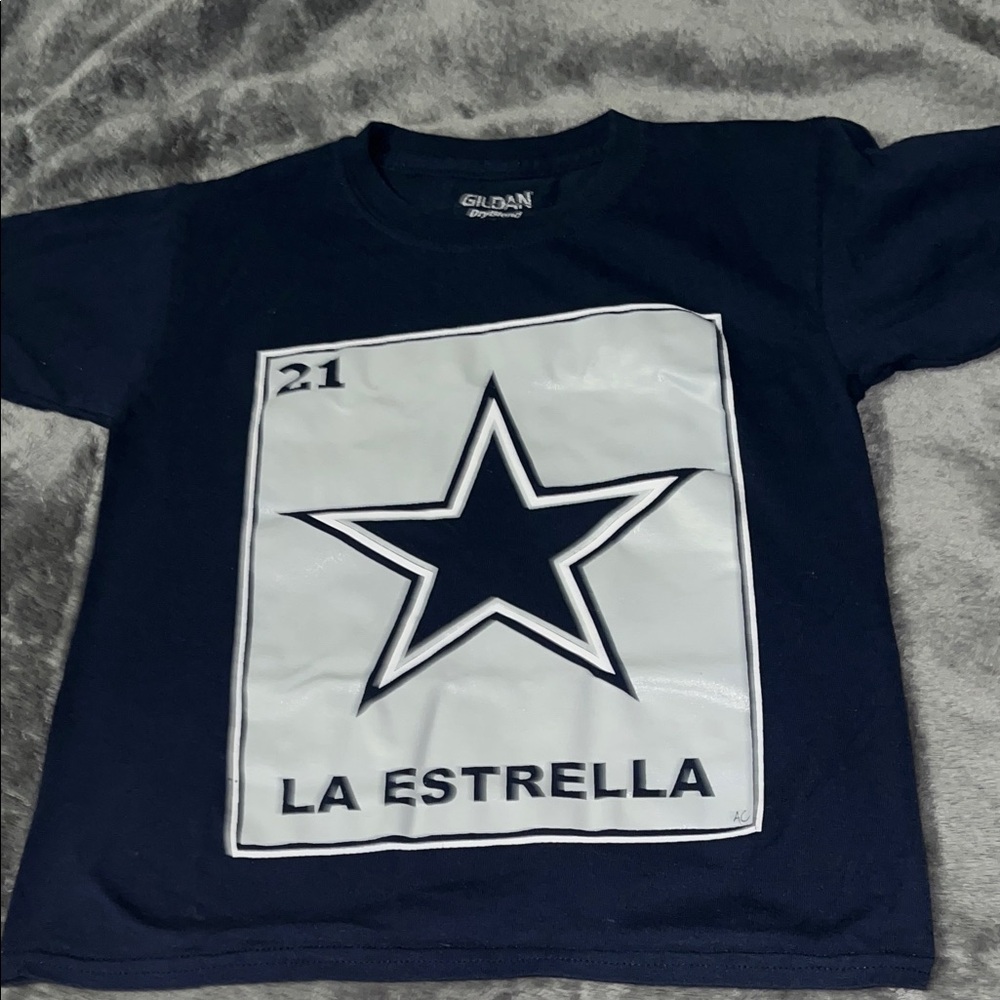 Dallas Cowboys Inspired Gildan Kids Star Graphic Tee
